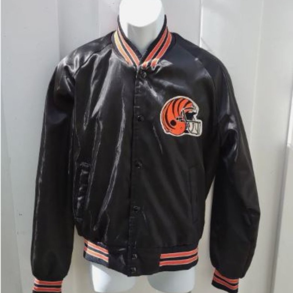 Chalk line Cincinnati Bengals Satin Retro Vintage Jacket M black